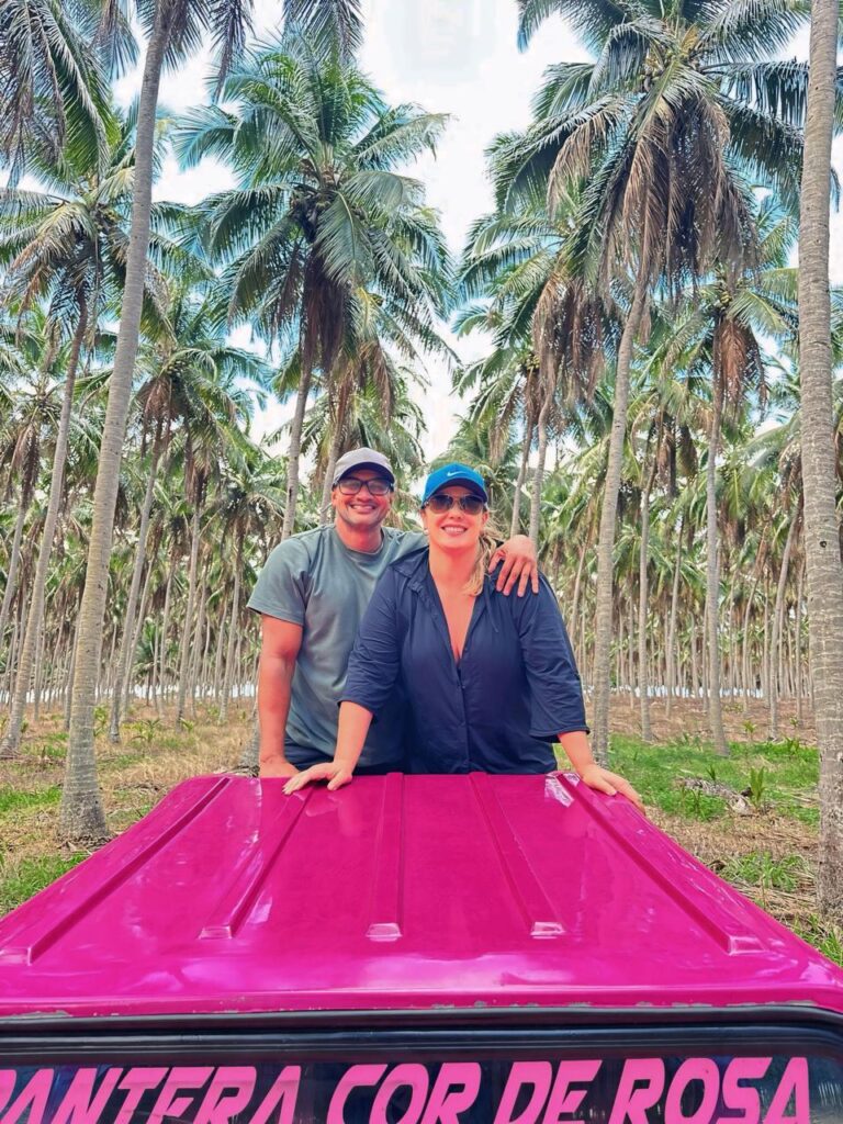 Buggy da Paraíba Náuticos na balsa a atravessar o Rio Paraíba em direção a Lucena.