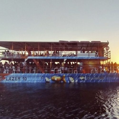 sol se pondo na praia do jacare